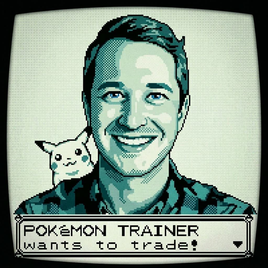 Stylized Pokémon-style trainer character representing Smiitzy, the buyer behind Crown Collectibles.